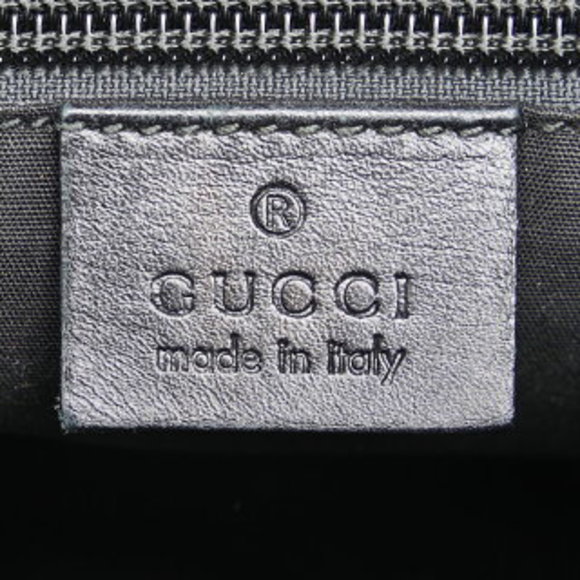 Gucci GG Implement Pochette Crossbody Shoulder Bag Black Leather - Picture 7 of 8